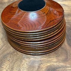 茶托　12枚　中古　実家発掘品　昭和　レトロ　アンティークの画像