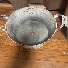 アンティーク仕上げ✳︎ブリキ2点セットの画像