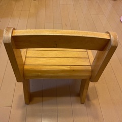 子供用 椅子 木製の画像