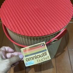 【引越一掃】蓋付きゴミ箱 おしゃれ ふた付き( omnioutil オムニウッティ L ) の画像