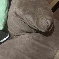 茶色ソファー　の画像