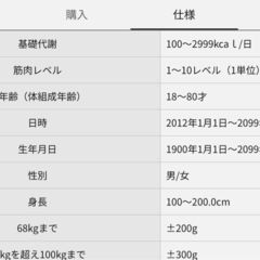 体重計・体組計の画像