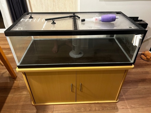 90cm水槽　水槽台　外部フィルター　セット