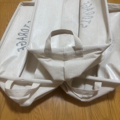 布製収納ボックス3つの画像