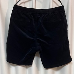 ベイフロー BF ブラック ショートパンツ　コーディロイ　ハーフパンツの画像