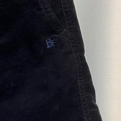 ベイフロー BF ブラック ショートパンツ　コーディロイ　ハーフパンツの画像