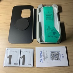 iPhone 16e ガラスフィルム 2枚 ガイド付き ESRの画像