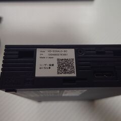 外付けHDD　4TB　バッファローの画像
