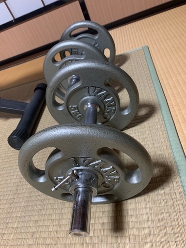 【IVANKO】可変式ダンベル 10kg × 2個セット