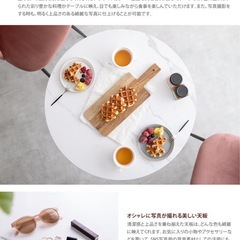 ダイニングテーブル 大理石柄 70cm  韓国風の画像