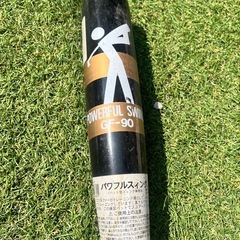 デカショット（ゴルフ用ショット練習機）＋ゴルフスイング練習用バットの画像
