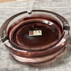 未使用品　琉球ガラス　灰皿の画像