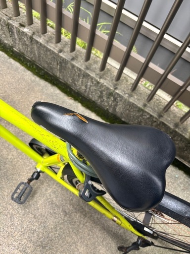 【名古屋市中区直接引渡のみ】クロスバイク カゴ付き