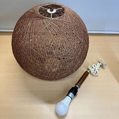 NITORI ペンダントライト（アジアン・球形）の画像