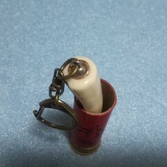 鹿の角。薬莢、キーホルダー。ハンドメイド。の画像