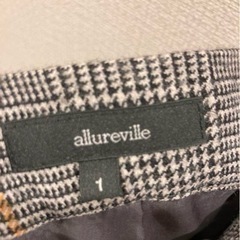 allureville チェックスカート　アルアバイルの画像