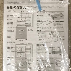 SHARP 両開き 左開き可能冷蔵庫 の画像