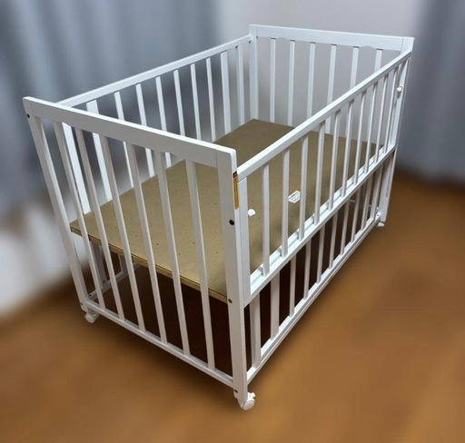 ベビーベッド マットレス とベッドガード