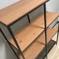 【IKEA】フィエルボ  棚（ブラック）   の画像