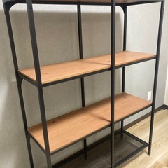 【IKEA】フィエルボ  棚（ブラック）   の画像