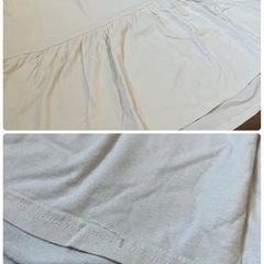美品　RIOキッズ　ギャザー入りキュロット　ポンチョT 120 上下セット　2点の画像