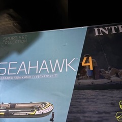 新品未使用インテックス4人用ボート明日までの画像