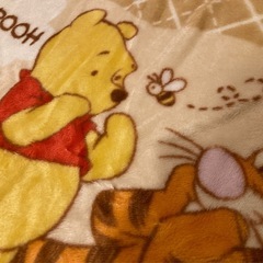 美品‼️ 保育園　幼稚園　プーさん　毛布の画像