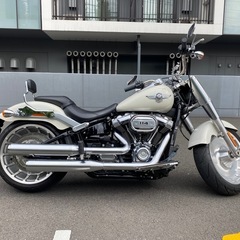極上美車‼️ ハーレーダビッドソン FLFBS　ファットボーイ2019年式 2500km 白の画像