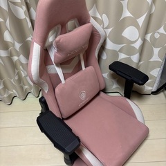埼玉県新座市　Dowinx ゲーミング座椅子　ピンクの画像