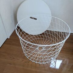ＩＫＥＡ/イケア KVISTBRO：収納テーブル ホワイトの画像