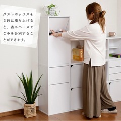 木製ゴミ箱２つの画像