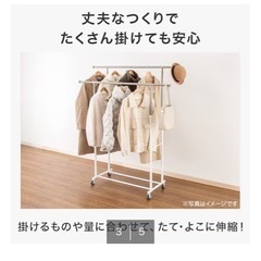 ニトリ　ハンガーラックの画像