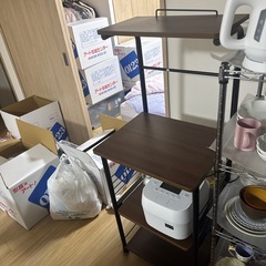 レンジ台・キャスター破損ありの画像