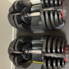 可変式ダンベル+トレーニングベンチの画像