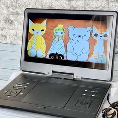 TEES 14型ワイド液晶ポータブルDVDプレーヤー PD-H141Mの画像