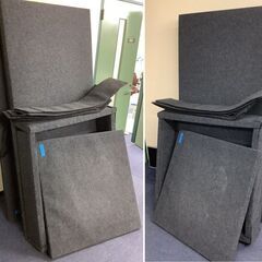 美品 日本製 宮地楽器 VERY-Q/ベリーク VQP HQP960 Booth Set 簡易吸音・防音室セット グレー 吸音材 手渡し希望/自社配送可能（配送エリアについてお問い合わせください）の画像