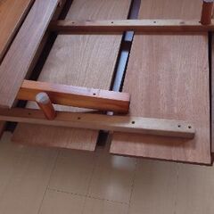 ニトリ セミダブルベッドフレームの画像