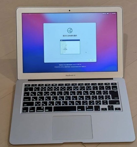 MacBook Air 13.3-inch Core i5 8GB SSD128GB 〔v15.6 Sequoia〕 ［JISキーボード］