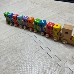 知育おもちゃ　数数え電車の画像