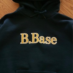 早い者勝ちBrokenBaseパーカーネイビー　　　　の画像