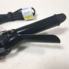 SALONIA サロニア ミニ カールアイロン ヘアアイロン コテ 25mm 耐熱ポーチ付 SL-011CB ブラックの画像
