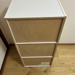 カラーボックス　ホワイトの画像
