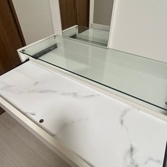 LOWYA ドレッサー ミラー収納付きの画像