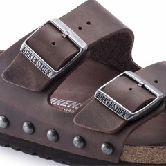 Birkenstock アリゾナナチュラルレザー サンダル 24cmの画像