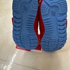 新品未タグ付き New Balance 373 ベビーシューズ レッド 15cmの画像