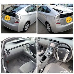 30プリウスＳ　シルバー　初心者運転補助カメラ付き【総額４５万円】　の画像