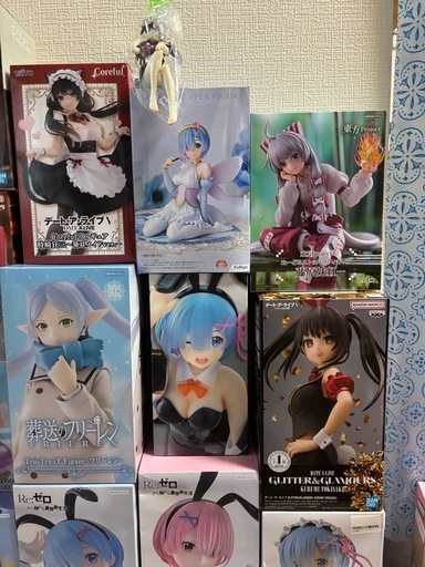 単品売り可能です！　美少女フィギュア　22体まとめ売り　プライズ　リゼロ　レム　宇崎ちゃん　初音ミク