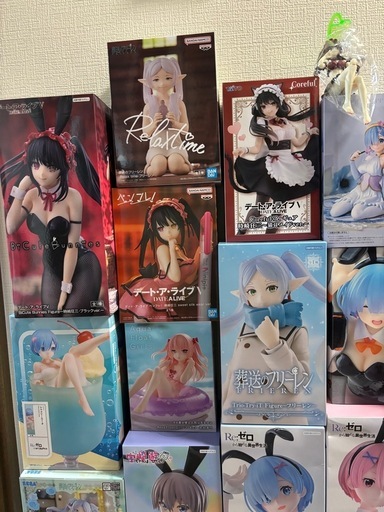 単品売り可能です！　美少女フィギュア　22体まとめ売り　プライズ　リゼロ　レム　宇崎ちゃん　初音ミク