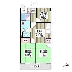 💕初期費用分割相談可🎵即入居⭐️ファミリーにおすすめ３DK…
