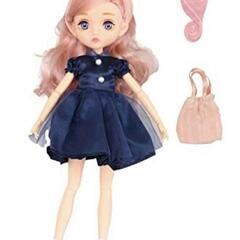 プリンセスドール　紺　ファッション人形　ジョイントドール カスタムドール 女の子の画像